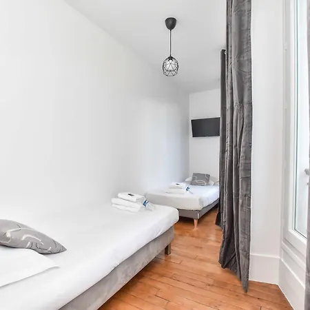 Daire Serene - 2br - 6p - Menilmontant Paris